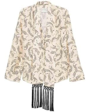 forte_forte Fringed Shirt - Natural