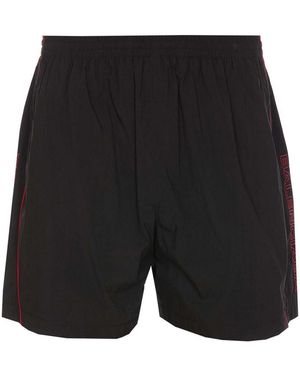 Balenciaga Lateral Logo Shorts - Black