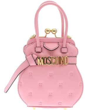 Moschino Inside Out Quilting Handbag - Pink