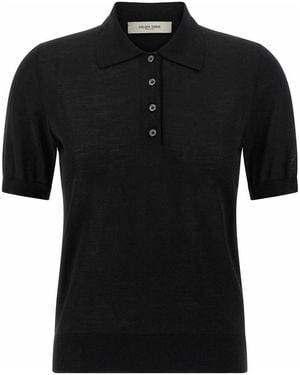 Golden Goose Glenda Polo Shirt - Black