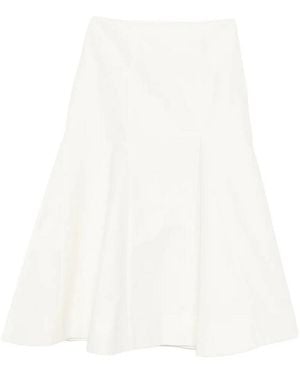 Rohe Jupe Midi - Blanc