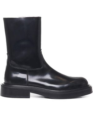 Ferragamo Calfskin Boot - Blue