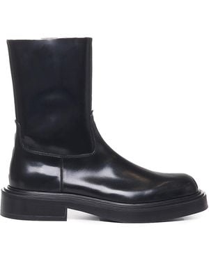 Ferragamo Calfskin Boot - Blue