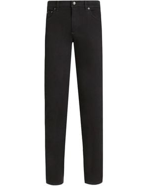 Dolce & Gabbana Slim-Fit Stretch Cotton Jeans - Black