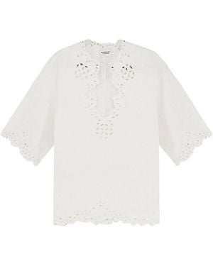 Isabel Marant Shana Cotton Shirt - White