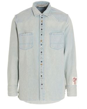 Golden Goose Denim Shirts - Blue