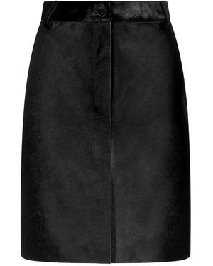 Loulou de Saison Falda De Cuero - Negro