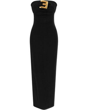 Balmain Belt Dress - Black