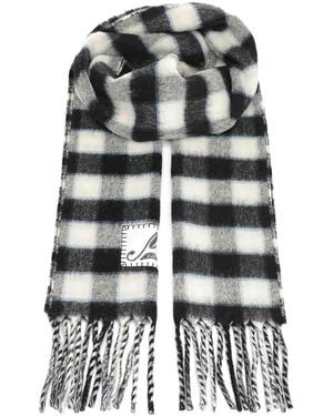 Marni Double-Face Wool Scarf - White