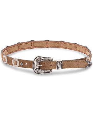 Golden Goose Leather Belt - Brown
