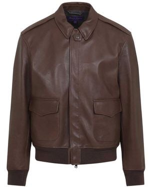 Ralph Lauren Patridge Bomber Jacket - Brown