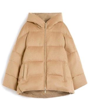 Max Mara Reversible Down Jacket - Natural