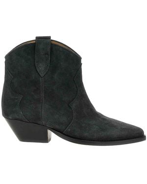 Isabel Marant Dewina Leather Bootie - Black