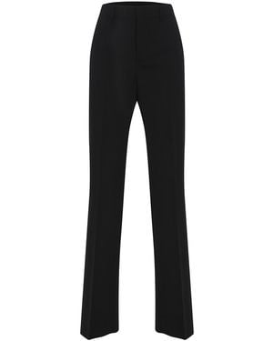 DSquared² Wool Blend High Rise Pants - Black
