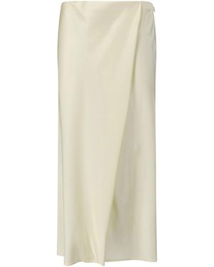 KHAITE Midi Skirt - White