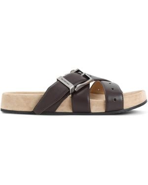 Balenciaga Belt Sandals - Natural