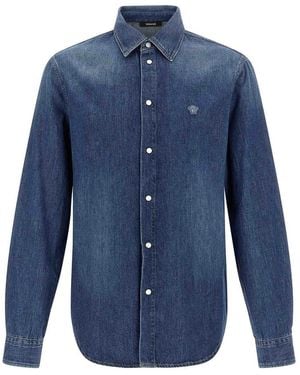 Versace Patch Shirt - Blue