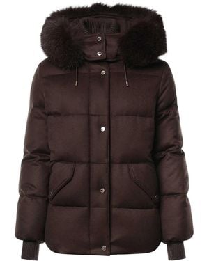 Moorer Attica Padded Down Jacket - Brown
