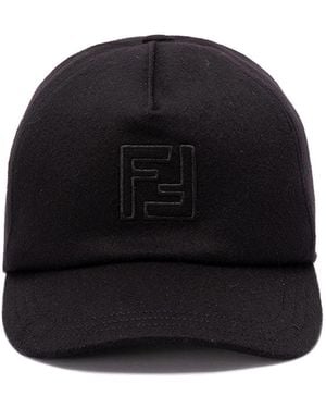 Fendi 'Ff' Baseball Cap - Black