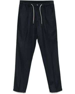 Herno Pleat Trousers - Blue