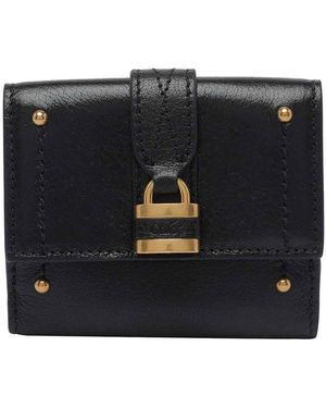 Chloé Mini Trifold Paddington Wallet - Black