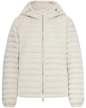 Moorer Julay Short Padded Down Jacket - White