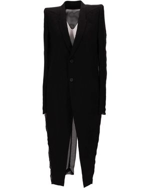 Rick Owens Fogpocket Neue Coat - Black