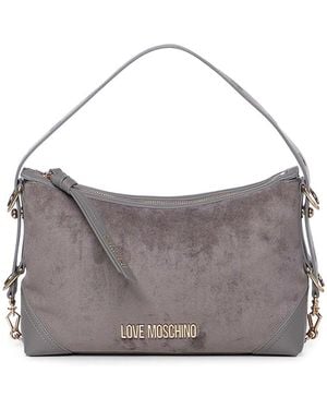 Love Moschino Bolsa De Hombro - Gris