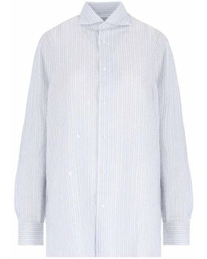Setchu Adjustable Collar Shirt - White