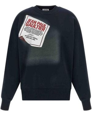 Jean Paul Gaultier The Gaultier Label Sweatshirt - Blue
