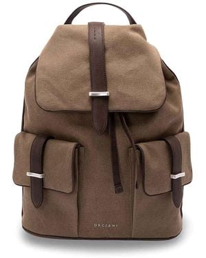 Orciani 'Safari' Backpack - Brown