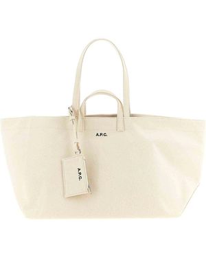 A.P.C. Large Shopping Bag - Natural