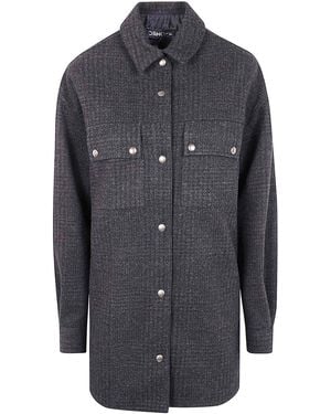 DR. HOPE Pockets Shirt Jacket - Black