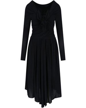 Isabel Marant Draped Maxi Dress - Black