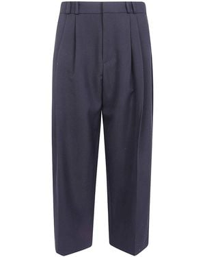 Studio Nicholson Double Pleat Volume Pant - Blue