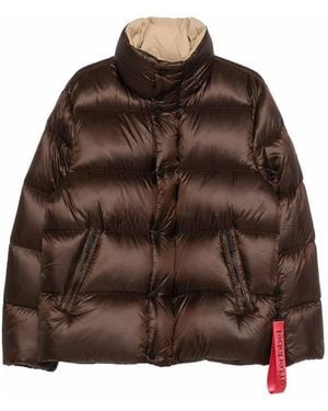 AFTER LABEL Rds Down Jacket - Brown