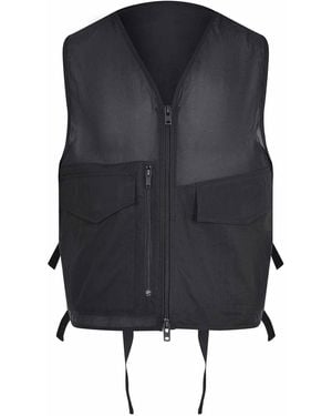 Y-3 Vest Made Of Nylon - Black