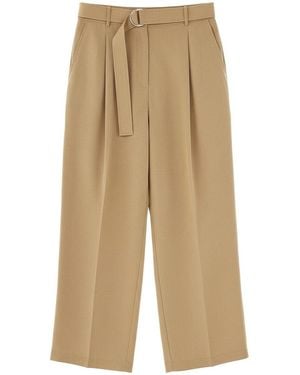 Paul Smith Belted Pants - Natural
