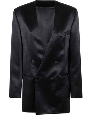 Philosophy Di Lorenzo Serafini Over Doublebreast Jacket - Black