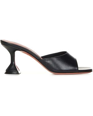 AMINA MUADDI Leather Sandals - Black