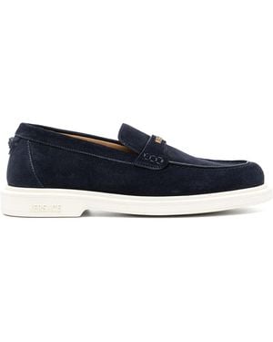 Versace Giuliano Suede Loafers - Blue