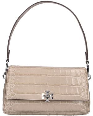 Tory Burch Charlie Shoulder Bag - Natural