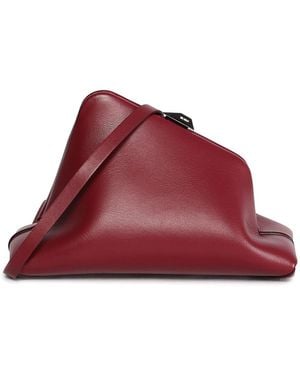 The Attico Day Off Small Clutch Burgundy - Red