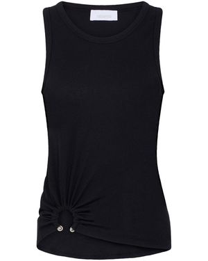 Rabanne Tee Shirt Rib 2X2 - Black