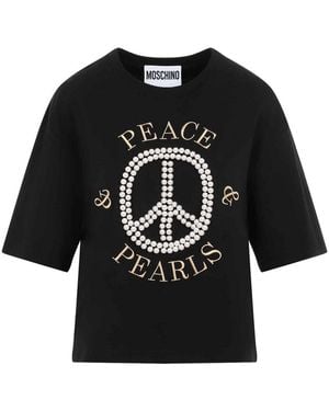 Moschino Cotton T-Shirt - Black