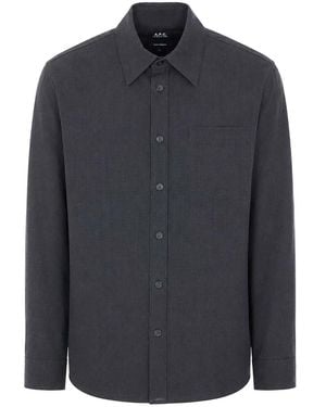 A.P.C. Malaury Overshirt - Blue