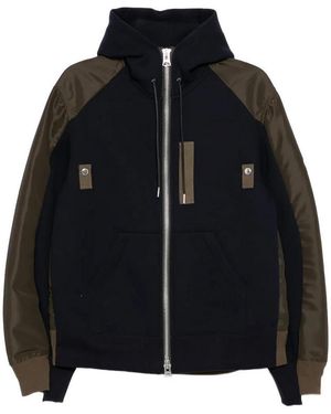Sacai Sponge Sweat Hoodie - Black