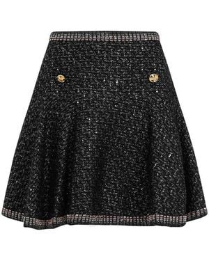 Giambattista Valli Boucle Mini Skirt - Black