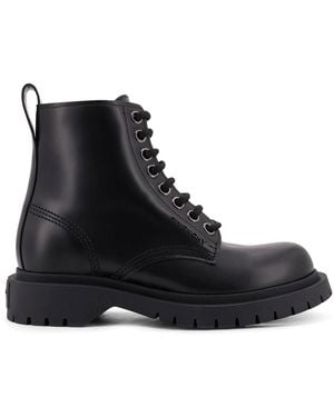 Givenchy Leather Ankle Boots - Black