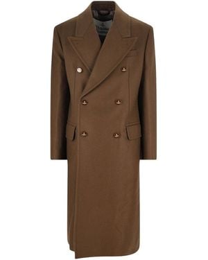 Vivienne Westwood Double-Breasted Coat - Brown